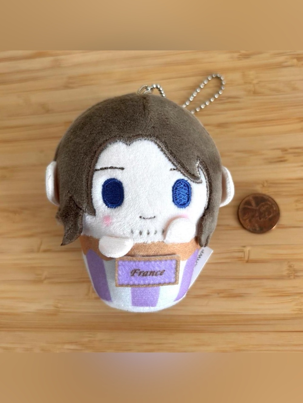 Rare Hetalia Axis Powers plush keychain france